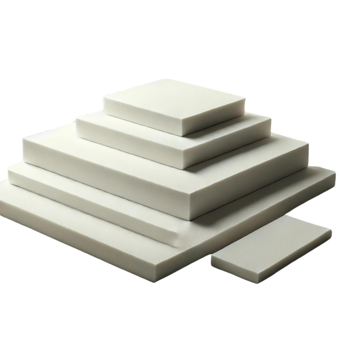 High Density Upholstery Foam Cushion 2" (15x18) – Chair Pad & Sofa Replacement Foam