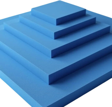 High-Density Blue Upholstery Foam | Custom Cut-to-Size Furniture Sheet | Premium Sofa & Seat Replacement